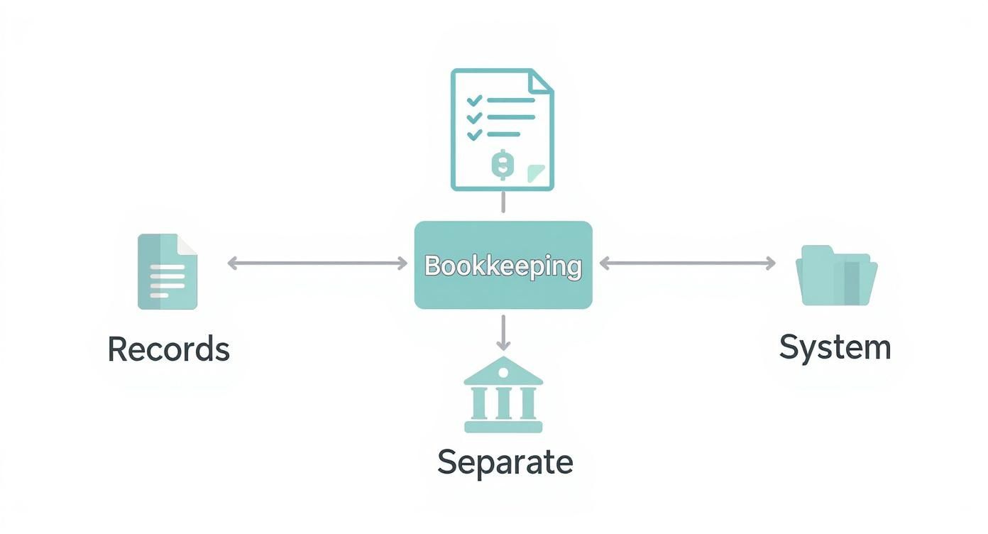Infographic about small business accounting basics