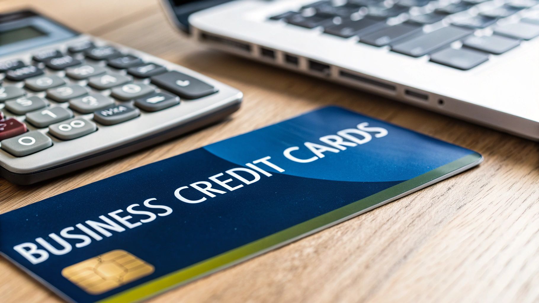 A business owner confidently uses a business credit card at a point-of-sale terminal, illustrating the next step in financial growth.