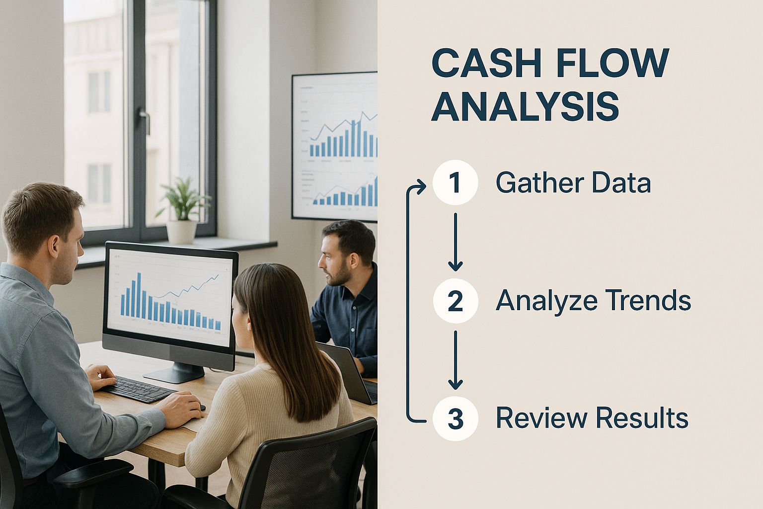 Infographic about how to improve cash flow