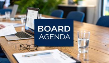 board meeting agenda template
