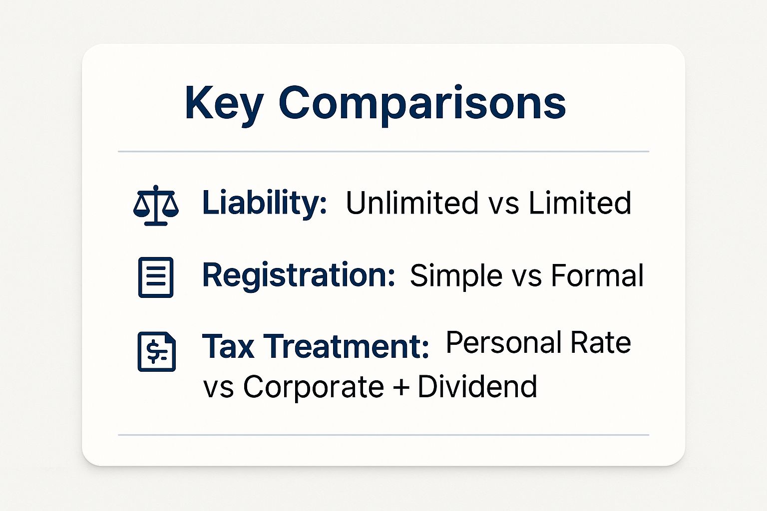 Sole Trader vs Limited Company UK Guide